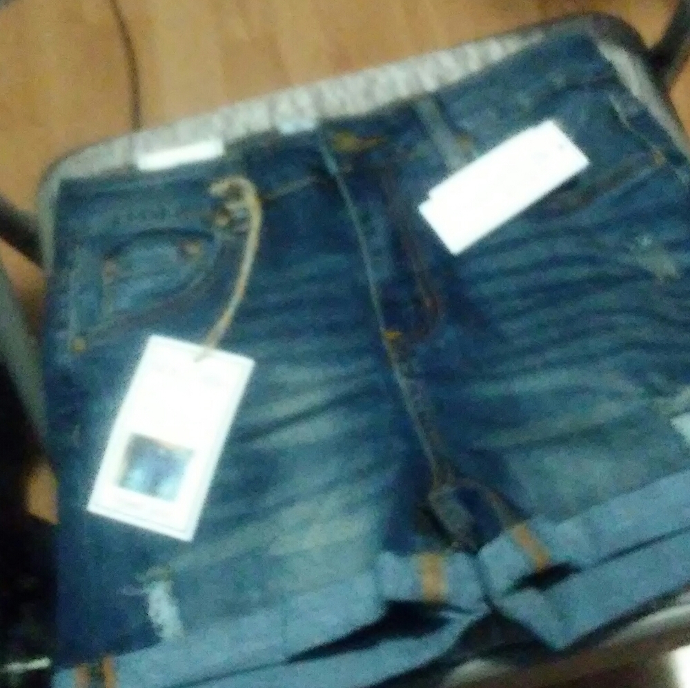 Denim shorts
